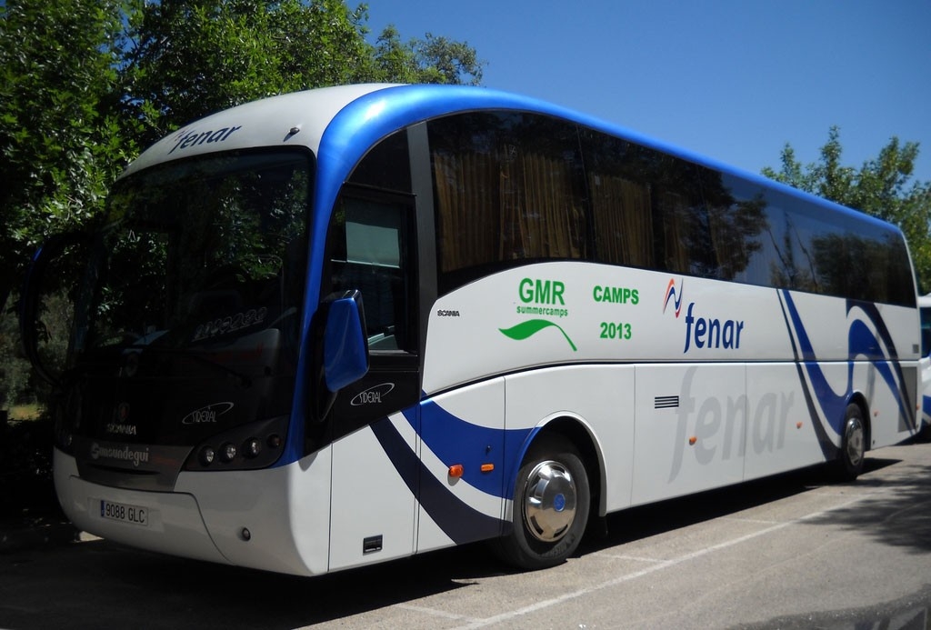 Ruta de autobús campamentos de verano