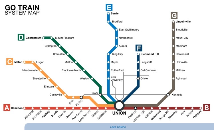 Go Transit Mapa