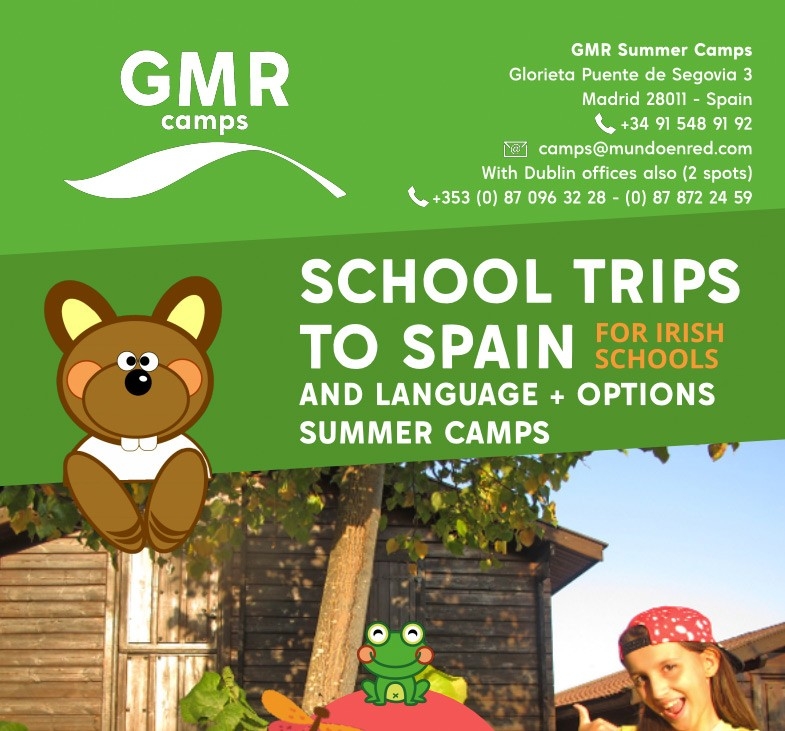 Campamentos para colegios irlandeses en España