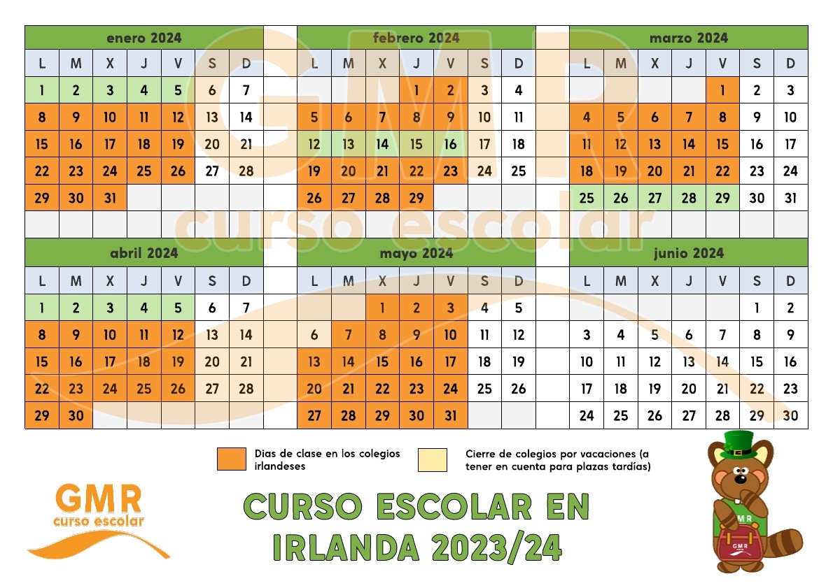 Calendario escolar 2024